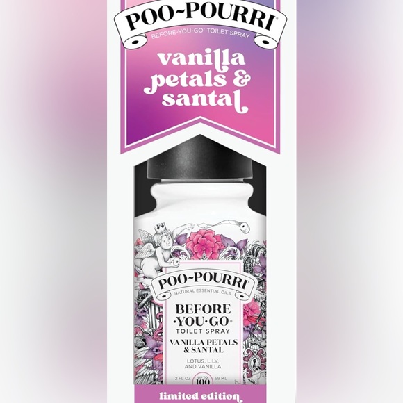 Poo-Pourri Before-You-Go Toilet Spray, Vanilla Petals & Santal, 2 Fl Oz NEW - Picture 2 of 9